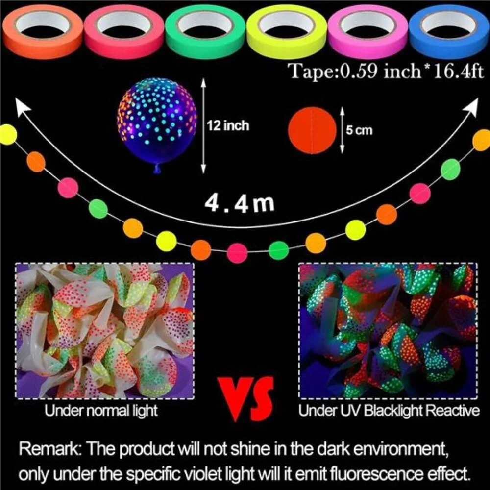 32 Pcs Glow in The Dark Party Supplies Halloween Neon Party Favors with - Picture 6 of 7